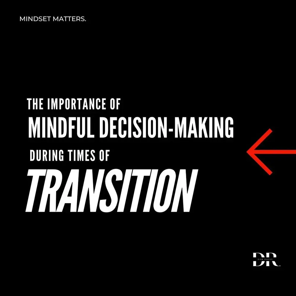 HALT: The Importance of Mindful Decision-Making During Times of Transition